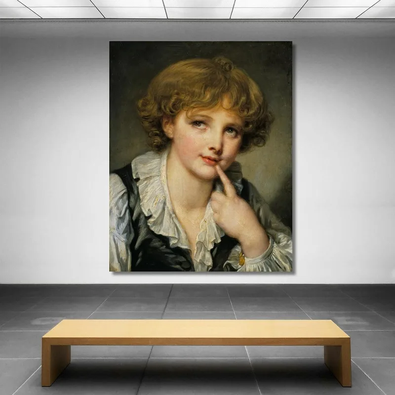 Head Of A Boy Jean-Baptiste Greuze