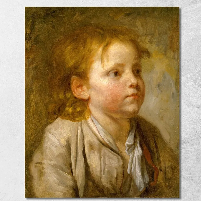 Head Of A Young Boy 2 Jean-Baptiste Greuze canvas print