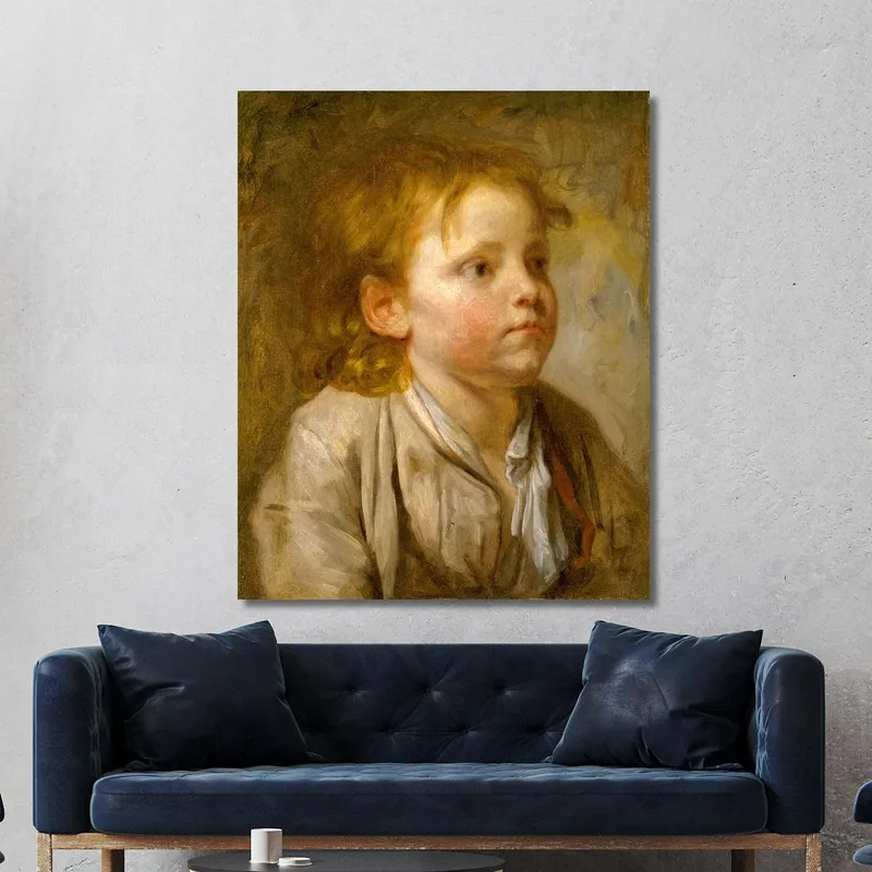 Head Of A Young Boy 2 Jean-Baptiste Greuze