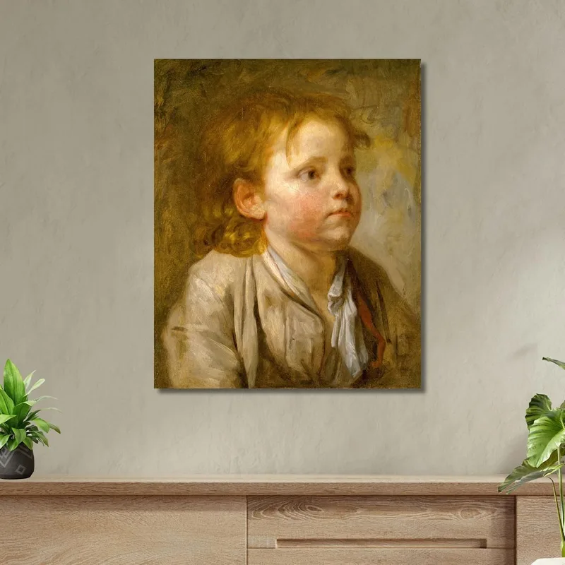 Head Of A Young Boy 2 Jean-Baptiste Greuze