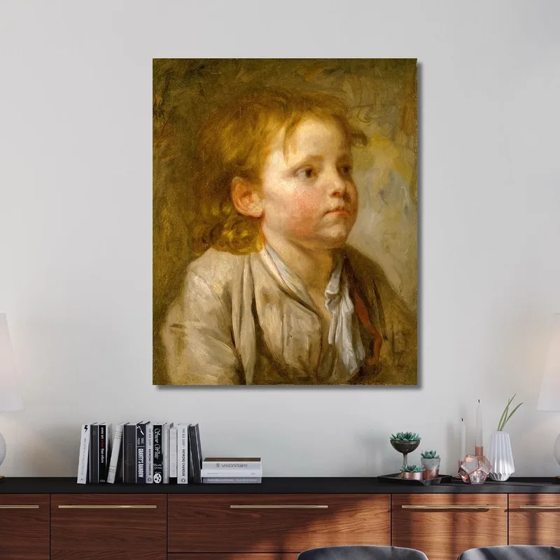 Head Of A Young Boy 2 Jean-Baptiste Greuze