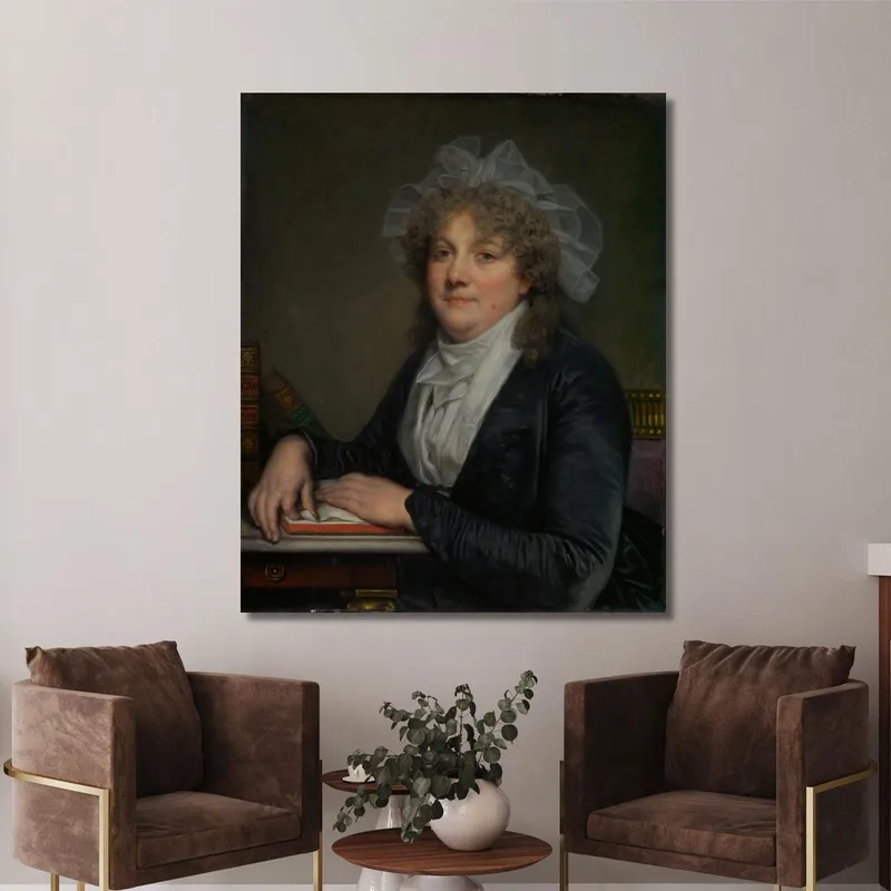 Madame Jean-Baptiste Nicolet, Anne Antoinette Desmoulins Jean-Baptiste Greuze