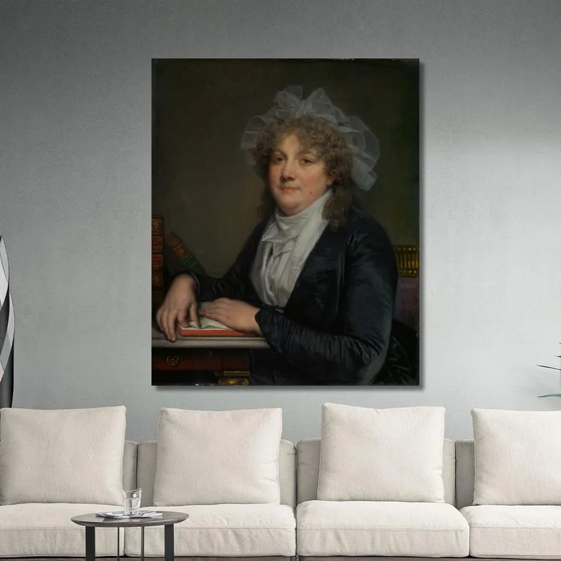 Madame Jean-Baptiste Nicolet, Anne Antoinette Desmoulins Jean-Baptiste Greuze