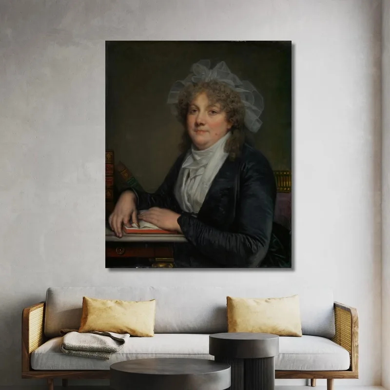 Madame Jean-Baptiste Nicolet, Anne Antoinette Desmoulins Jean-Baptiste Greuze
