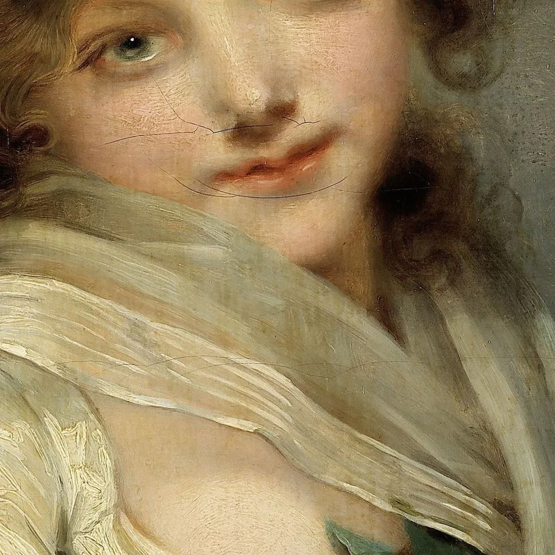 Portrait Of A Young Girl Jean-Baptiste Greuze