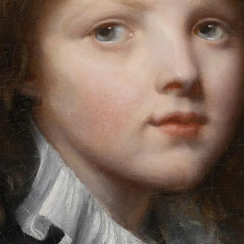Ritratto Di Un Ragazzo Con Un Panciotto Nero Rivolto A Destra Jean-Baptiste Greuze
