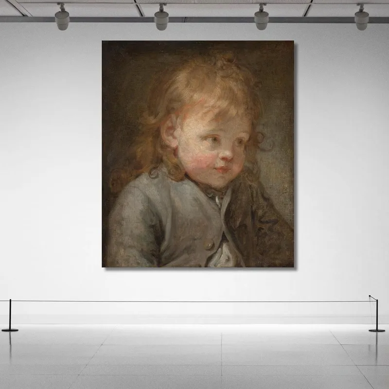 Portrait Of A Young Boy Jean-Baptiste Greuze