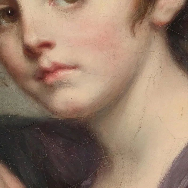 Portrait Of A Young Girl Jean-Baptiste Greuze