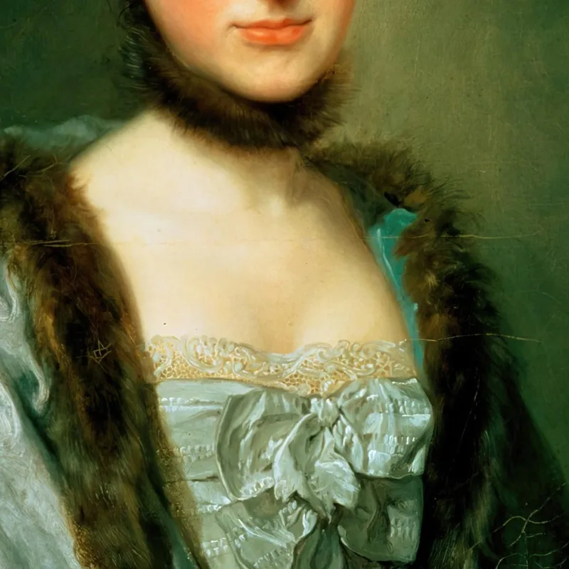 Portrait Of Marie Angelique Verany De Varennes Mme Georges Gougenot De Croissy Jean-Baptiste Greuze