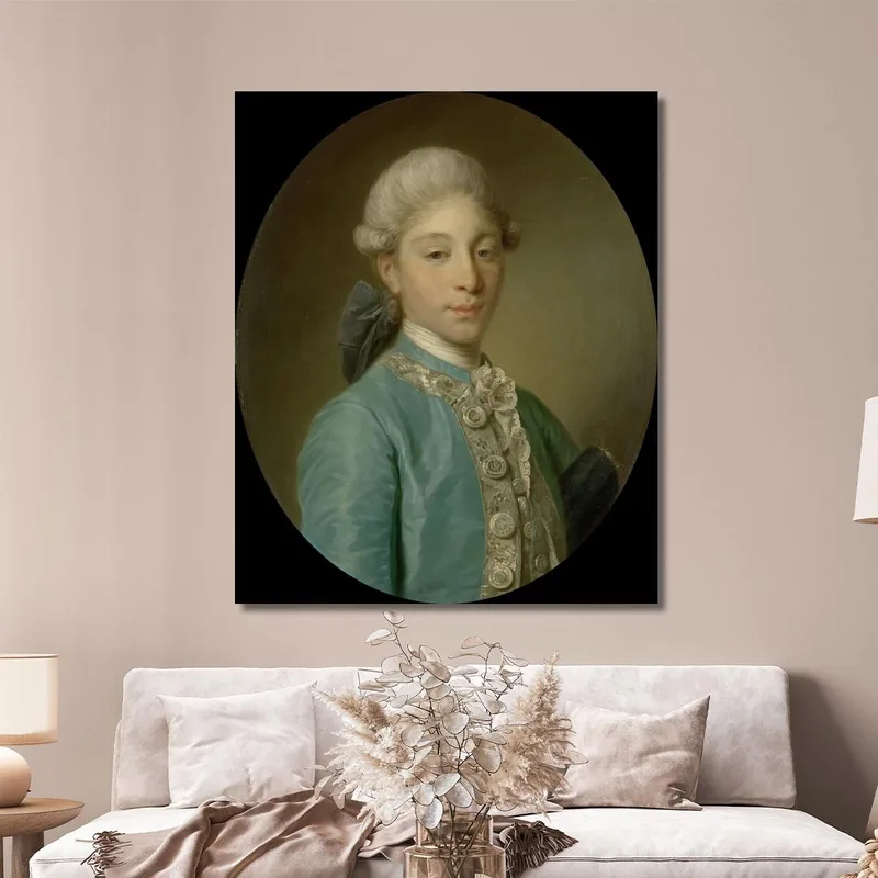 Portrait Of The Marquis De Saint-Paul Jean-Baptiste Greuze