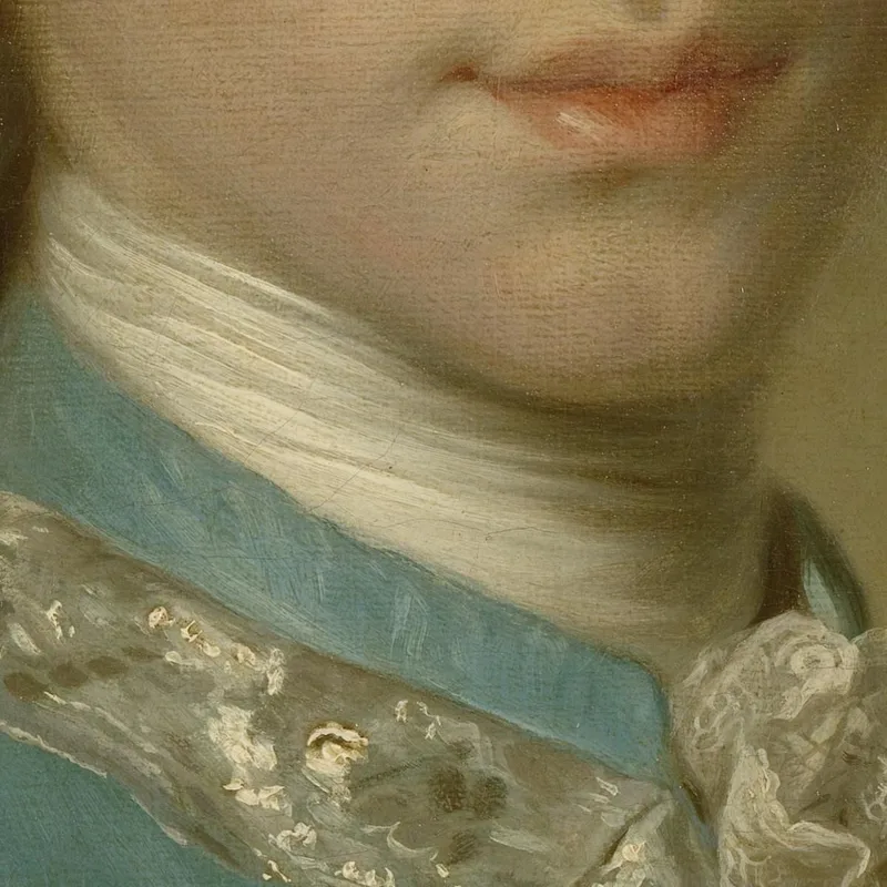 Portrait Of The Marquis De Saint-Paul Jean-Baptiste Greuze