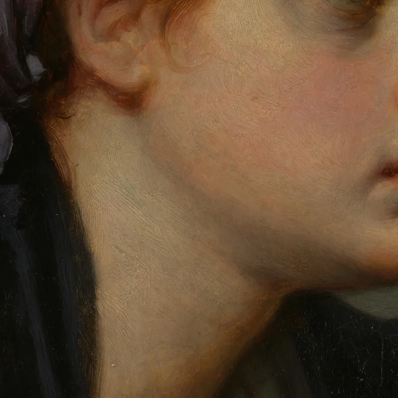 Study Of A Woman'S Head Jean-Baptiste Greuze