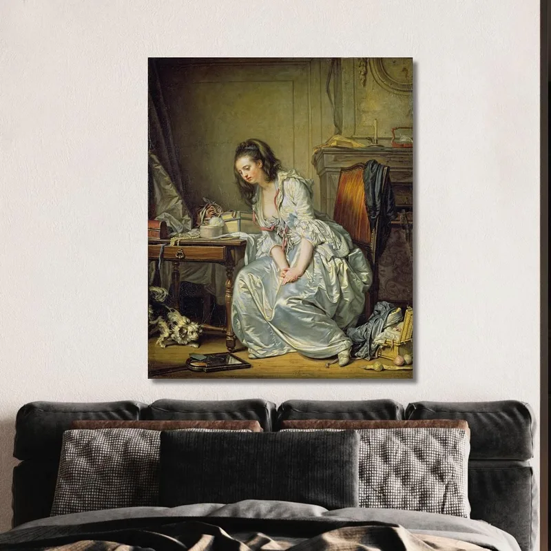 The Broken Mirror Jean-Baptiste Greuze
