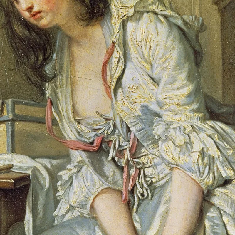 The Broken Mirror Jean-Baptiste Greuze