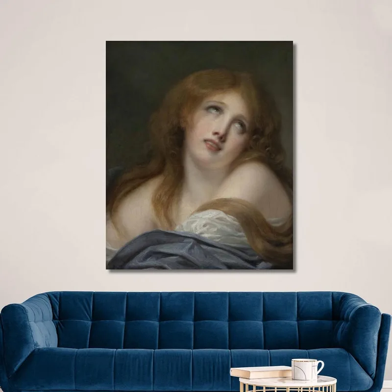 The Bust Of A Young Girl Called Virginie Jean-Baptiste Greuze