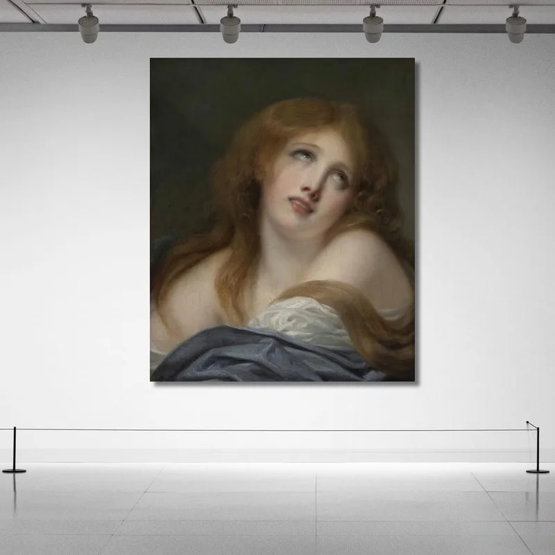 The Bust Of A Young Girl Called Virginie Jean-Baptiste Greuze