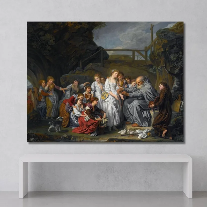 Der Einsiedler Jean-Baptiste Greuze