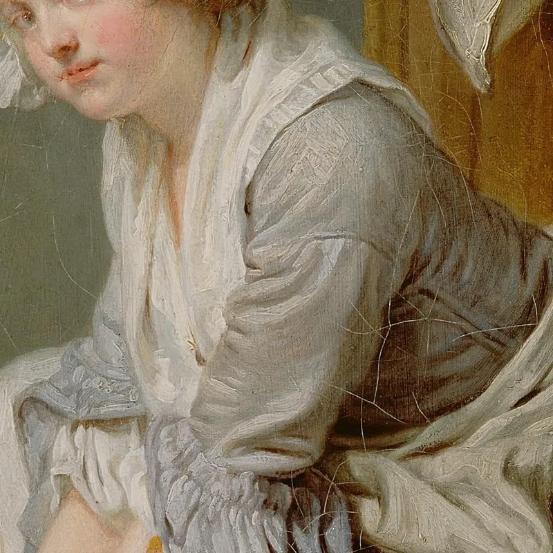 The Laundress (La Blanchisseuse) Jean-Baptiste Greuze