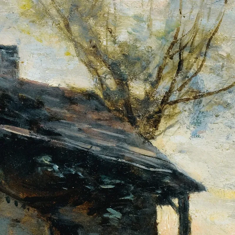 Un Caffè A Vaugirard Jean-Baptiste-Camille Corot