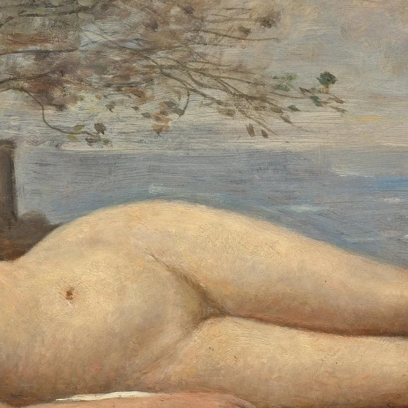 Bacchantin Am Meer Jean-Baptiste-Camille Corot