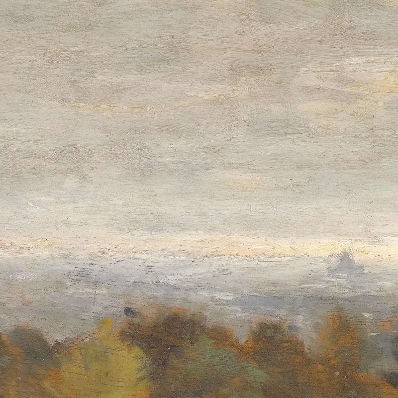 Die Höhen Von Sèvres Paris Im Hintergrund Jean-Baptiste-Camille Corot