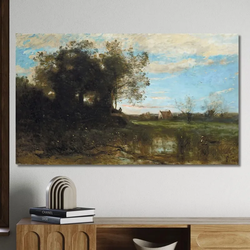 Recuerdo De Las Dunas De Dunkerque Jean-Baptiste-Camille Corot