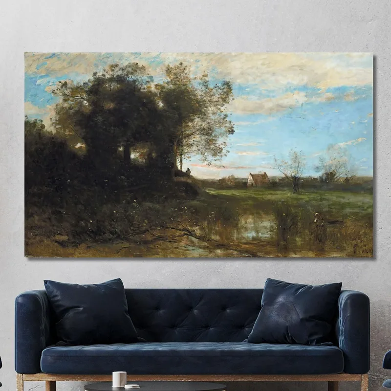 Recuerdo De Las Dunas De Dunkerque Jean-Baptiste-Camille Corot