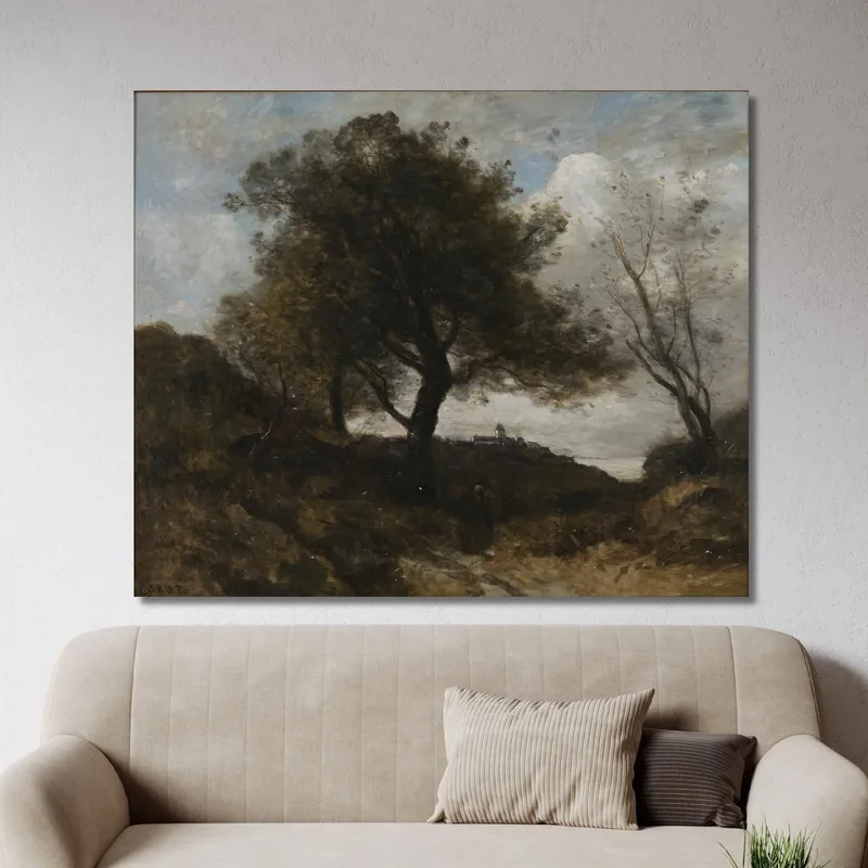 Recuerdo De Normandía Jean-Baptiste-Camille Corot