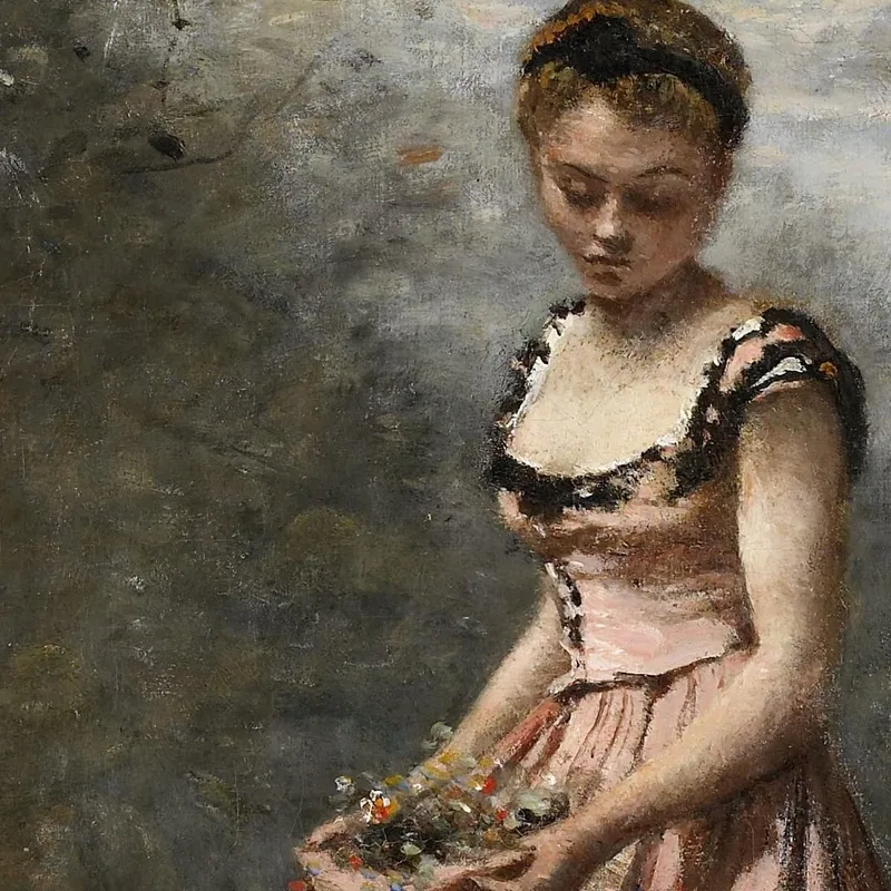 Le Printemps De La Vie Jean-Baptiste-Camille Corot