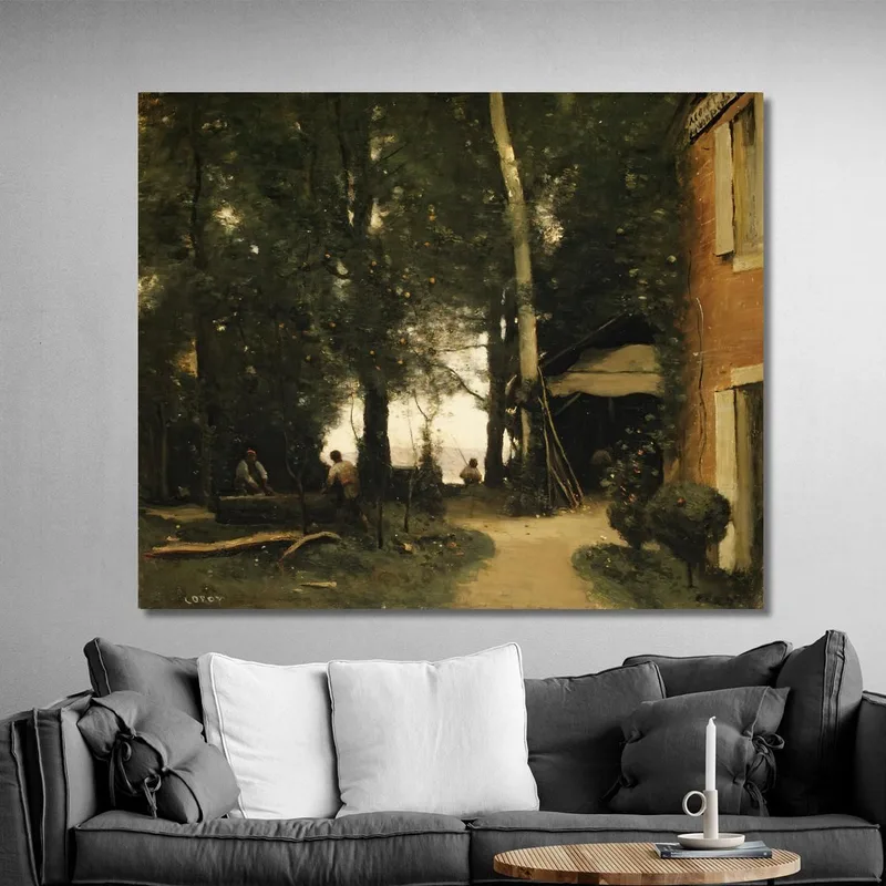 Les Bords De Seine À Conflans Jean-Baptiste-Camille Corot