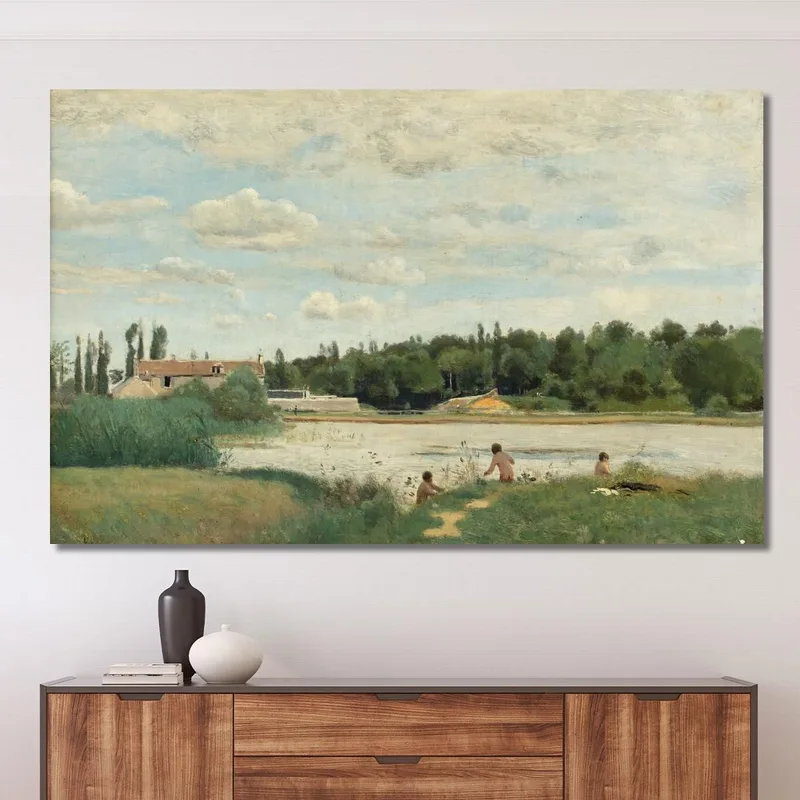 El Baño Jean-Baptiste-Camille Corot