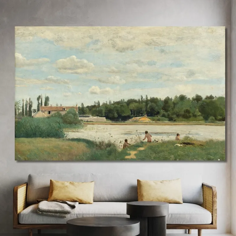 El Baño Jean-Baptiste-Camille Corot