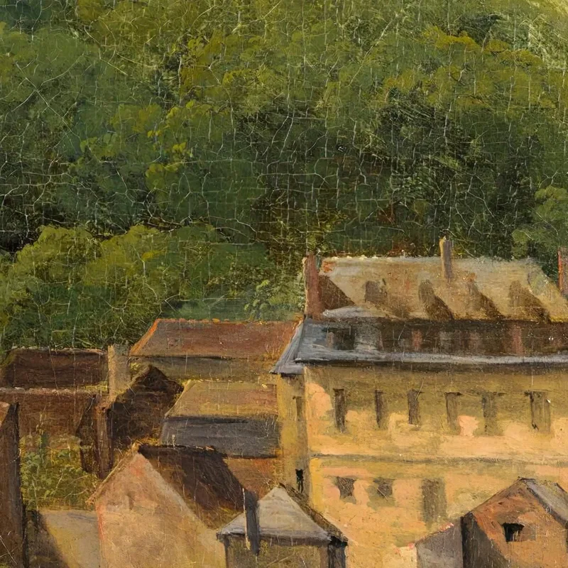The Cabassud Houses Ville-D'Avray Jean-Baptiste-Camille Corot