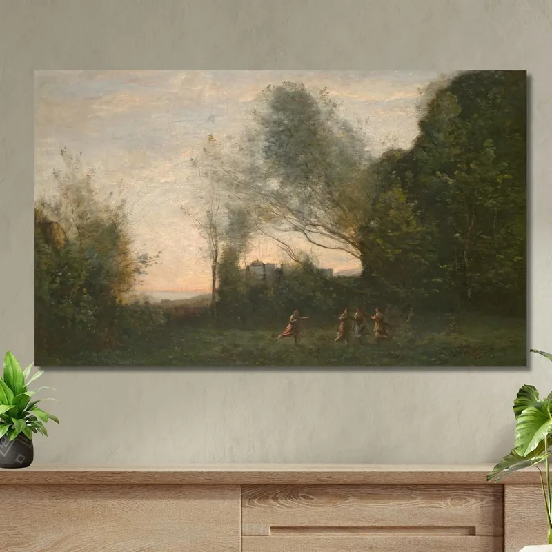 La Danza De Las Ninfas Jean-Baptiste-Camille Corot