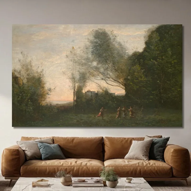 La Danza De Las Ninfas Jean-Baptiste-Camille Corot