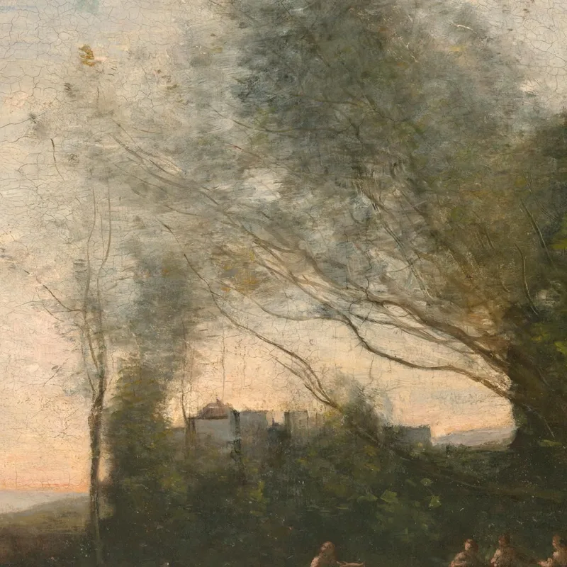La Danza De Las Ninfas Jean-Baptiste-Camille Corot