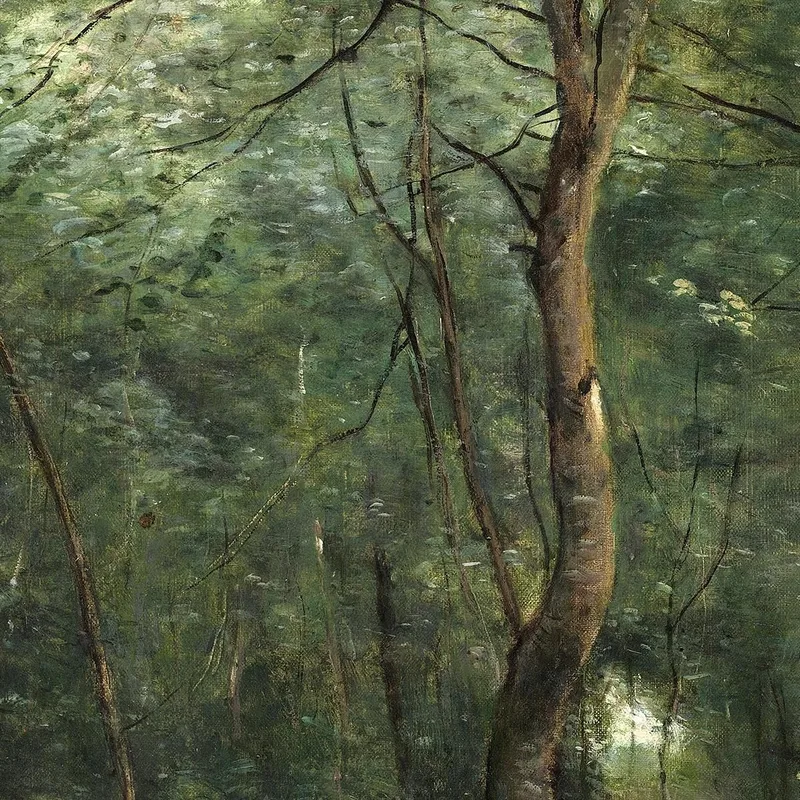 The Eel Gatherers Jean-Baptiste-Camille Corot