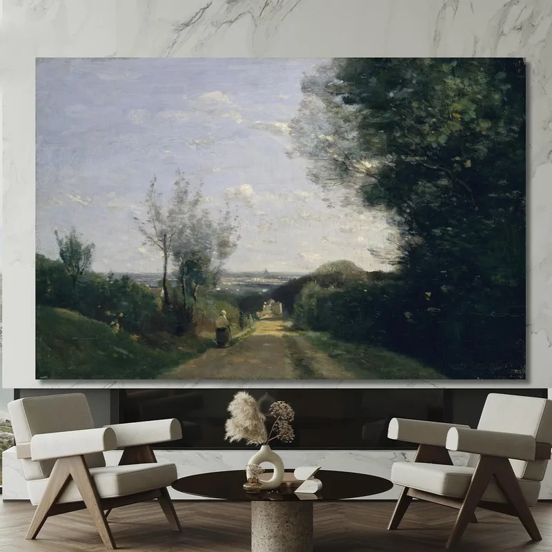 Los Alrededores De París Jean-Baptiste-Camille Corot