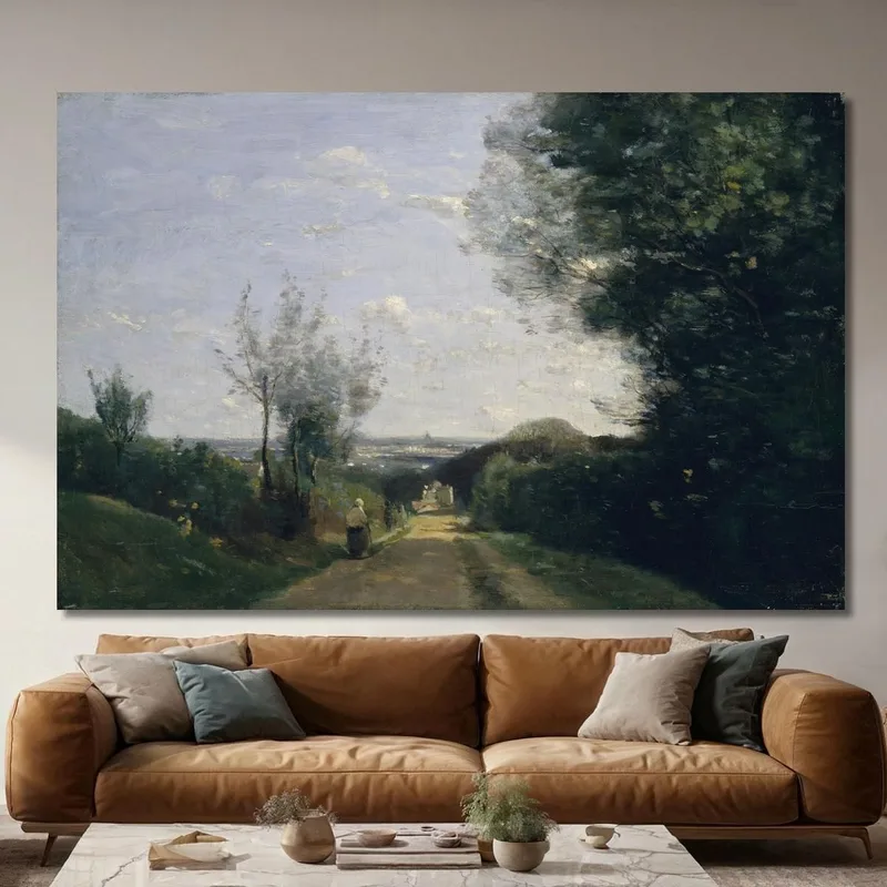 Los Alrededores De París Jean-Baptiste-Camille Corot