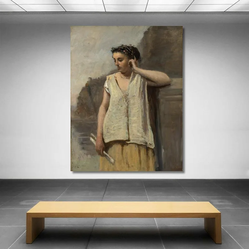 La Musa-Historia Jean-Baptiste-Camille Corot