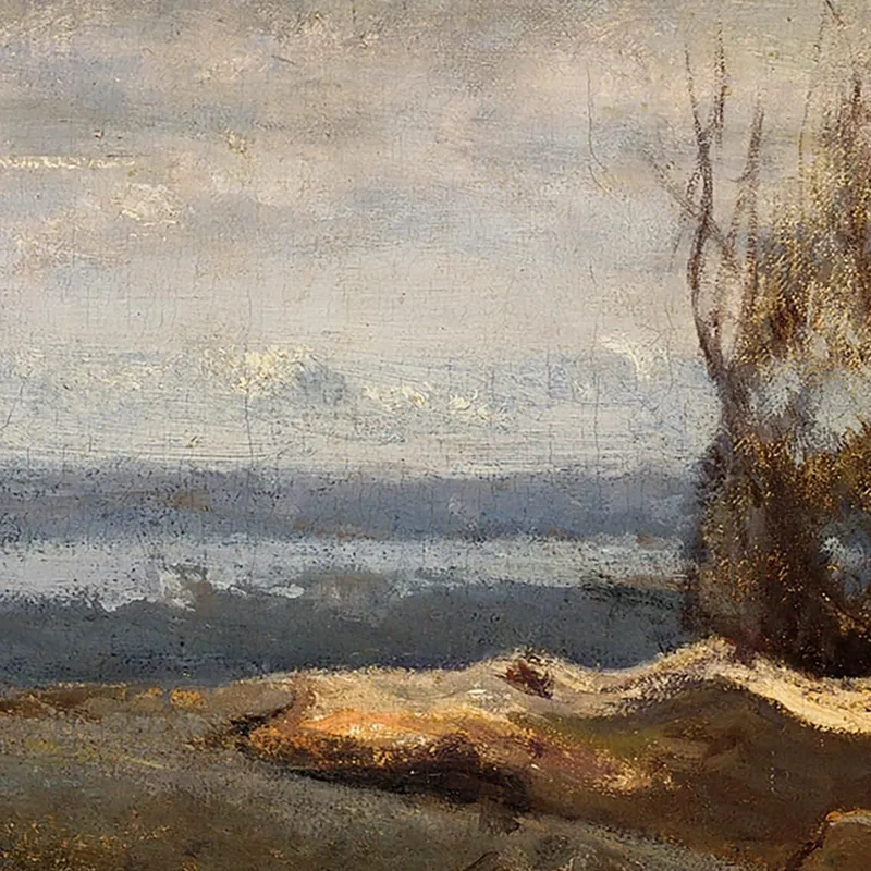 The Plain Of La Beauce Jean-Baptiste-Camille Corot