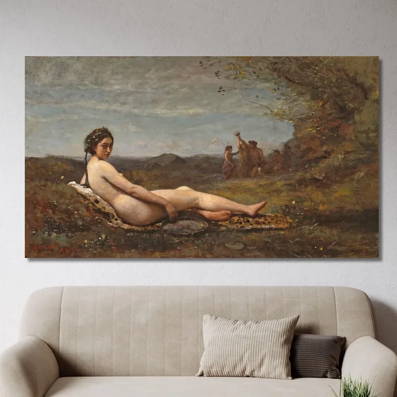 El Reposo Jean-Baptiste-Camille Corot