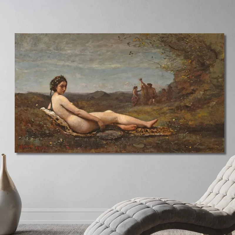 El Reposo Jean-Baptiste-Camille Corot