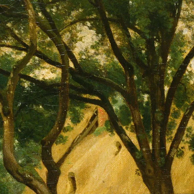 The Toutain Farm At Honfleur Jean-Baptiste-Camille Corot