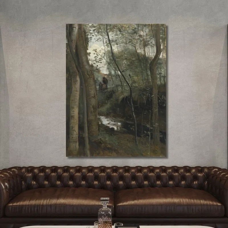Un Arroyo Underwood Jean-Baptiste-Camille Corot