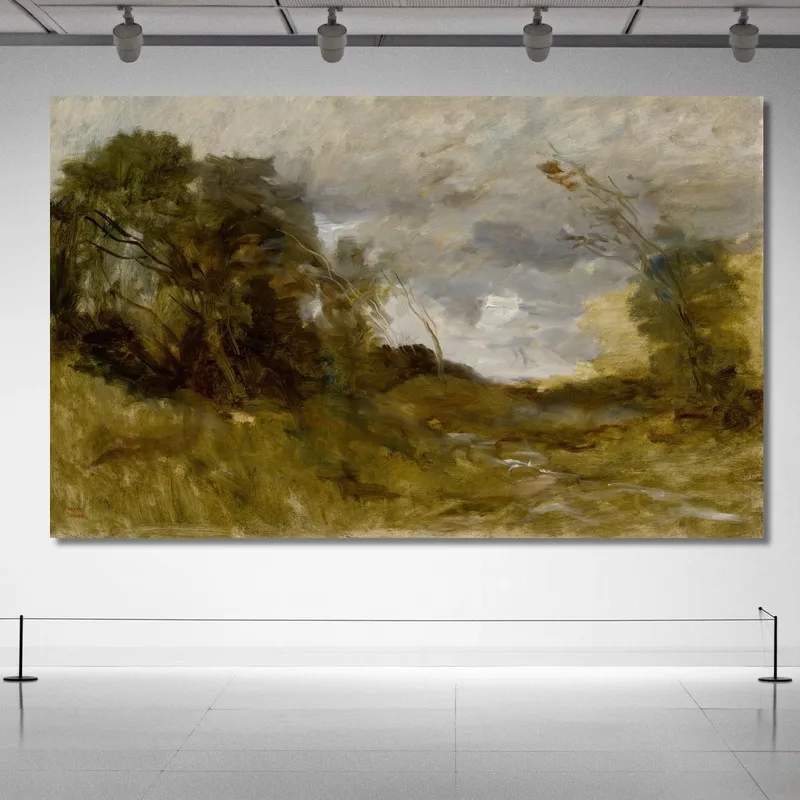 Solitary Valley 2 Jean-Baptiste-Camille Corot