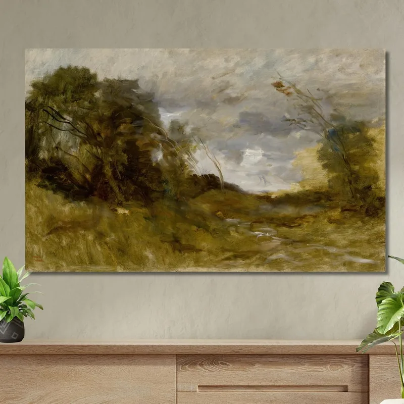 Solitary Valley 2 Jean-Baptiste-Camille Corot