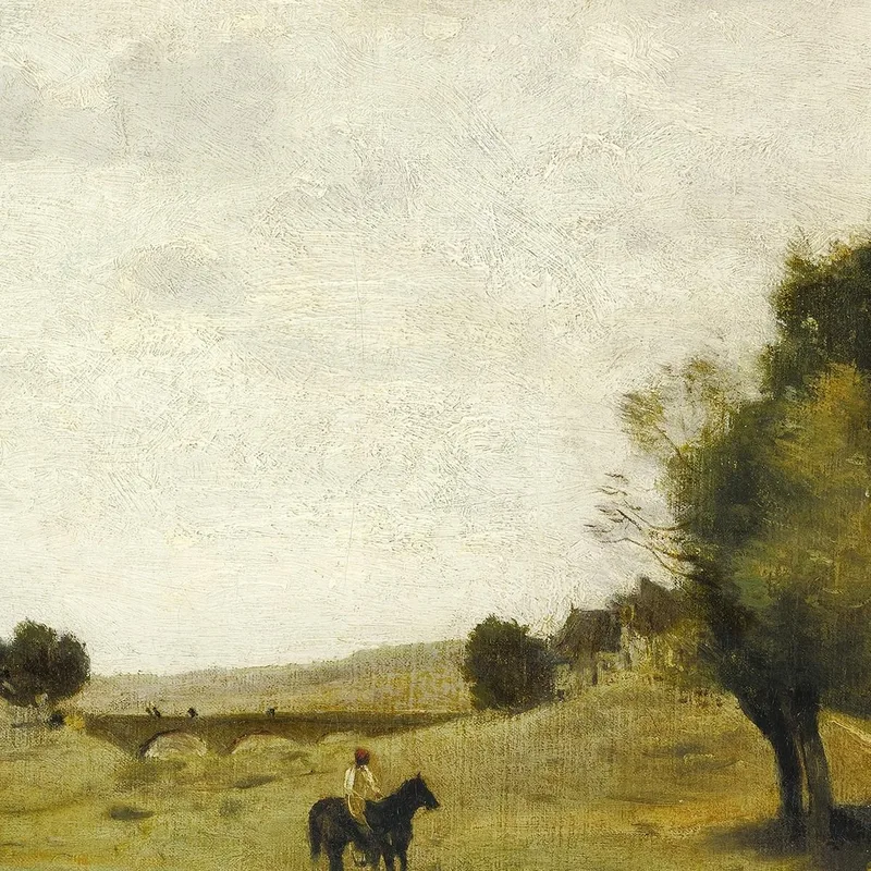 View Near Epernon Jean-Baptiste-Camille Corot