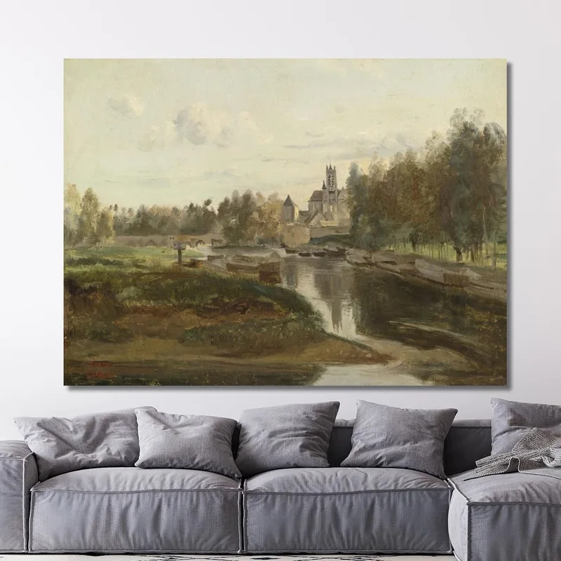 Vista De Moret-Sur-Loing Jean-Baptiste-Camille Corot