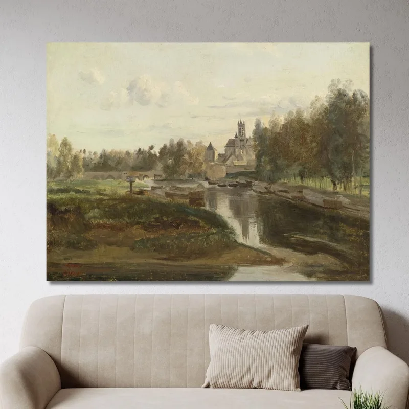 Vista De Moret-Sur-Loing Jean-Baptiste-Camille Corot